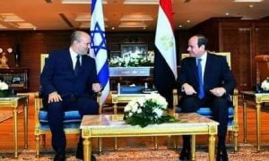 الرئيس المصري يبحث سبل السلام مع رئيس الوزراء الاسرائيلي