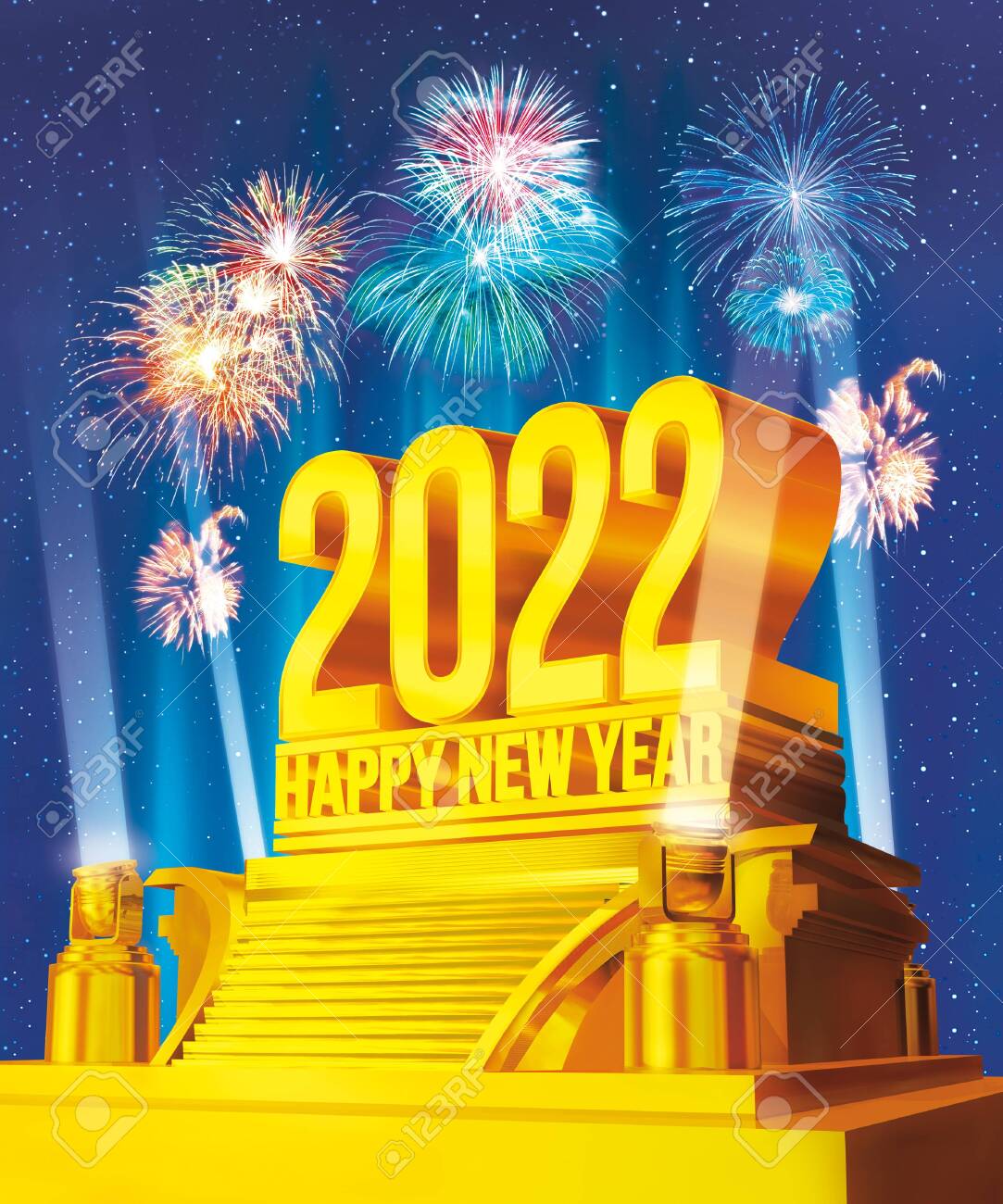 صور بطاقات تهنئة بمناسبة راس السنة الميلادية 2022