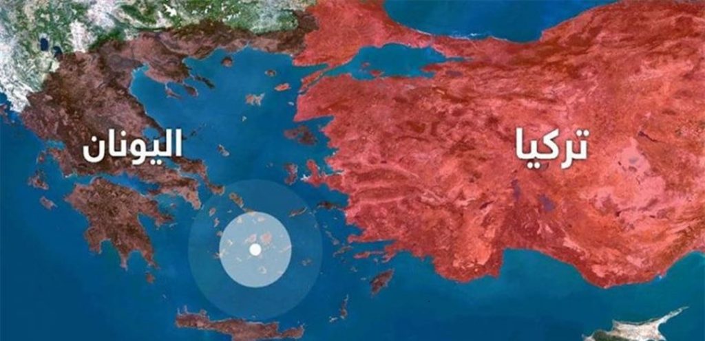 كم ساعة من تركيا إلى اليونان بالبحر ؟