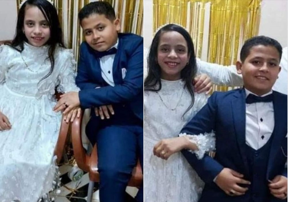من هم اصغر عروسين في مصر ؟