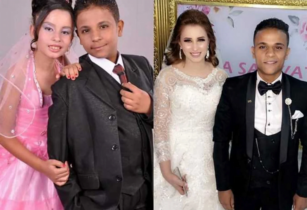 من هم اصغر عروسين في مصر ؟